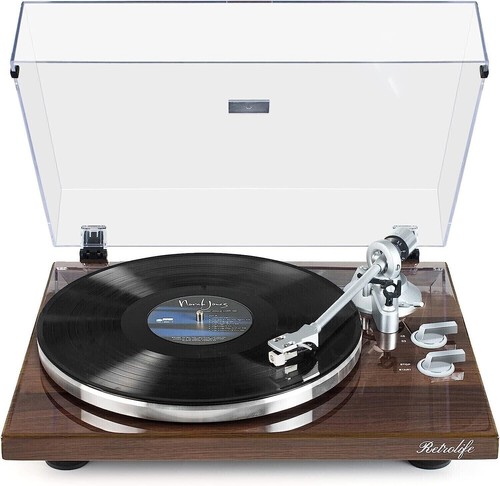 Turn table record player - record, blue