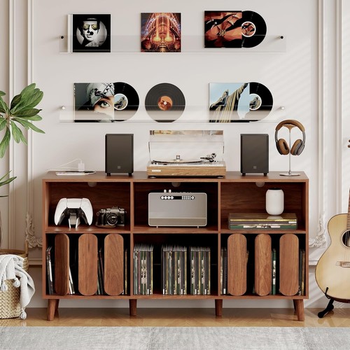 Record player stand media - record,