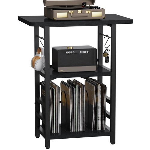 Modern record player stand - record,