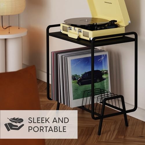 Record player table - record,
