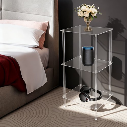Acrylic record player stand - player,