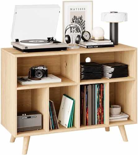 Wooden record player - wooden,